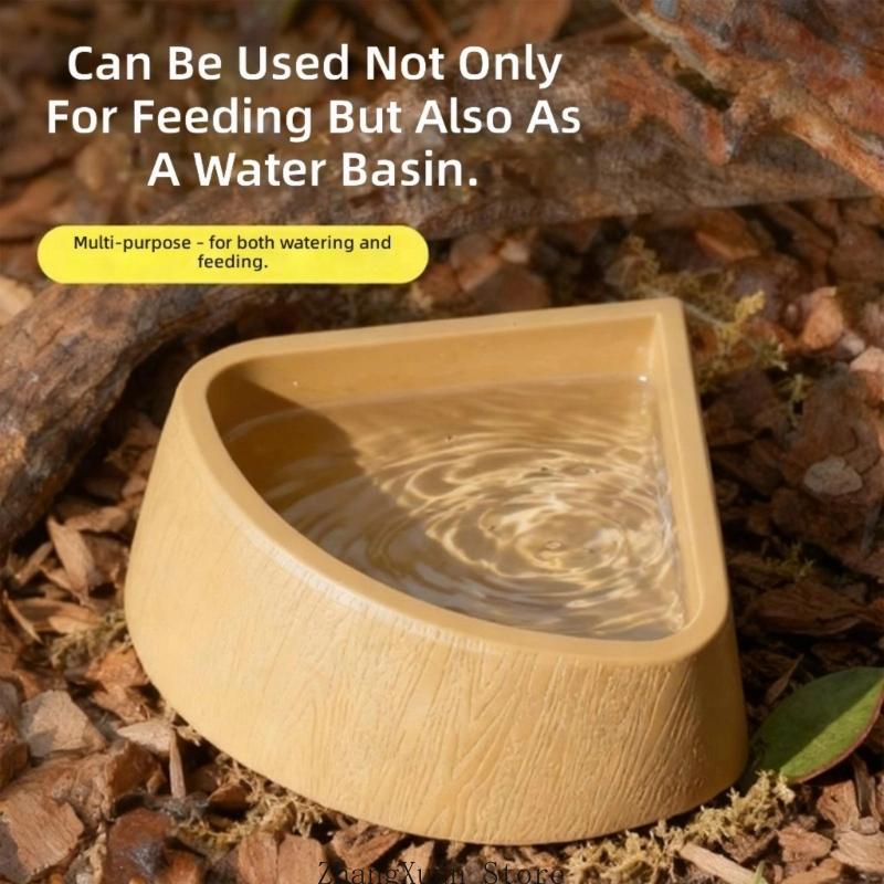 Water Dish Reptile - Mangkuk Reptil Piring Makan Cacing Terarium