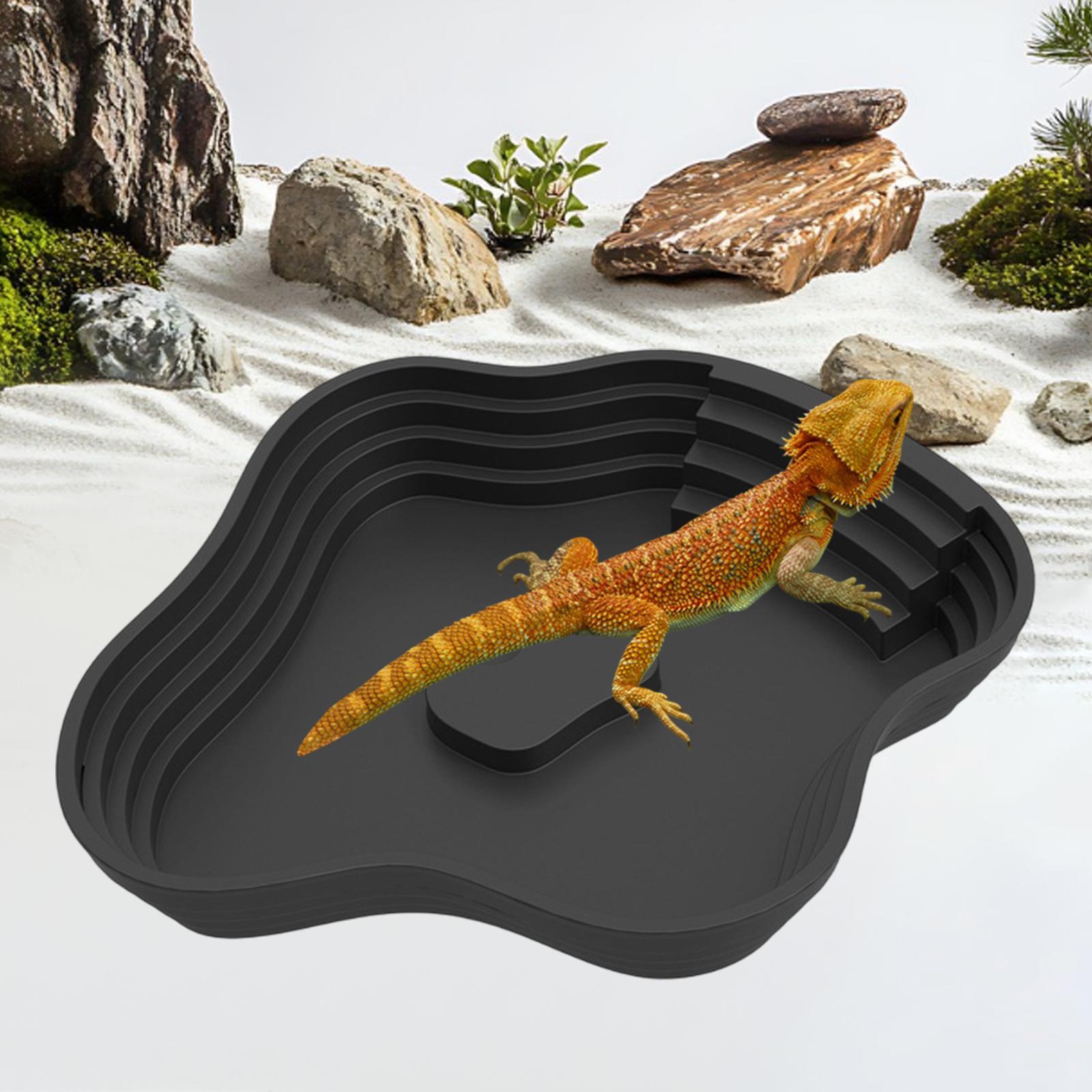 Kolam Mandi Reptil, Wadah Maka - Water Dish Reptile ulasan dan harga